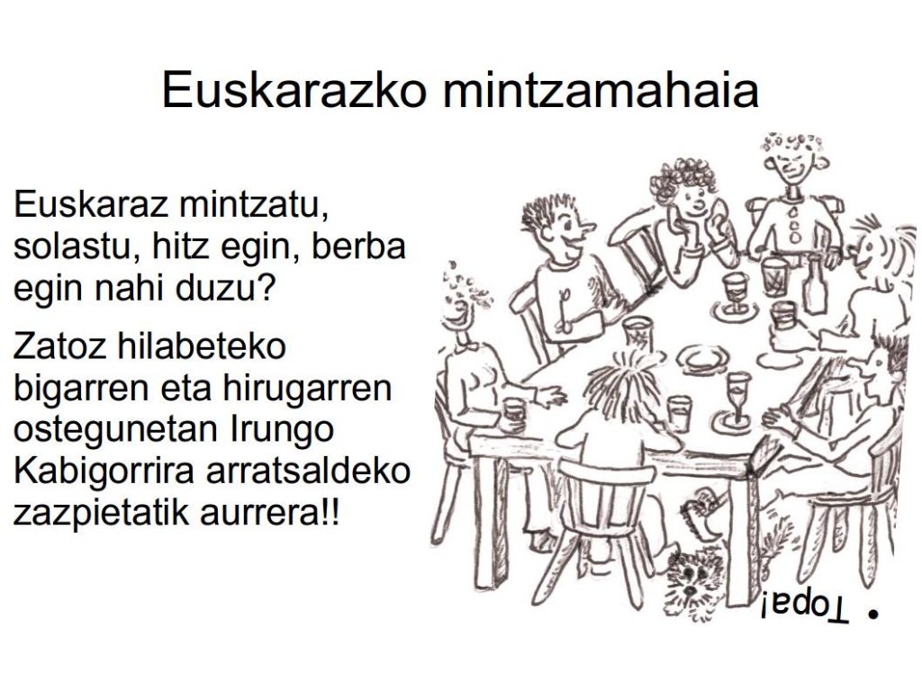 euskarazko mintzamahaia Kabigorrin 2015