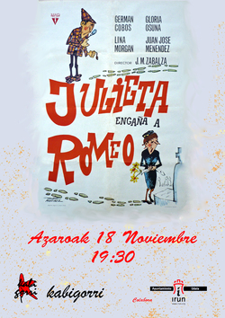Julieta engaña a Romeo -web