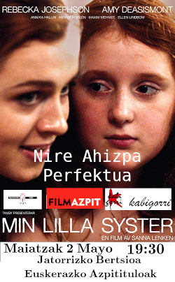 nire ahizpa perfektua kartela web