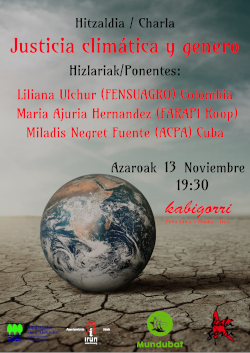 Justicia climatica kartelaweb